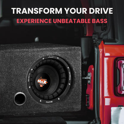 Subwoofer de coche de 8 pulgadas 800W con cono de papel no prensado y bobina de voz de aluminio