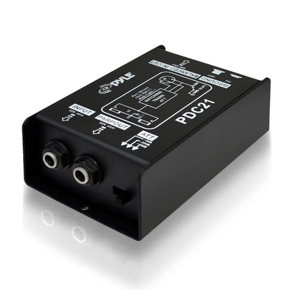 Direct Injection Audio Box - Hum Eliminator Steel Chassis 1/4 Connector