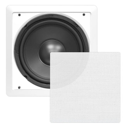 Ceiling Wall Speaker 360W 10 Subwoofer Dual Voice Coil White