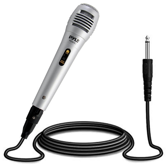 Dynamic Microphone High Output Steel Mesh Grill with 6.5 ft XLR Cable