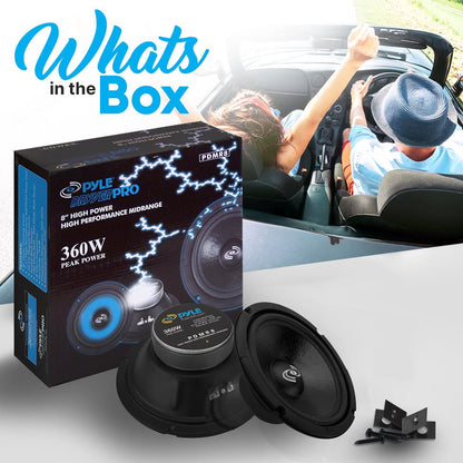 8 Car Midbass Woofer 360W High Power Kapton Voice Coil