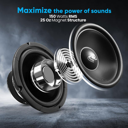 8 Car Midbass Woofer 360W High Power Kapton Voice Coil
