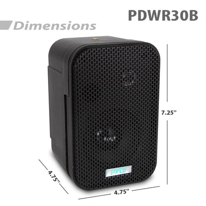 3.5 Indoor/Outdoor Wall Mount Speakers - PDWR30B