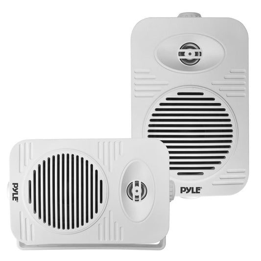 Bluetooth Waterproof Speakers 300W 4 2-Way Polymer Tweeter White