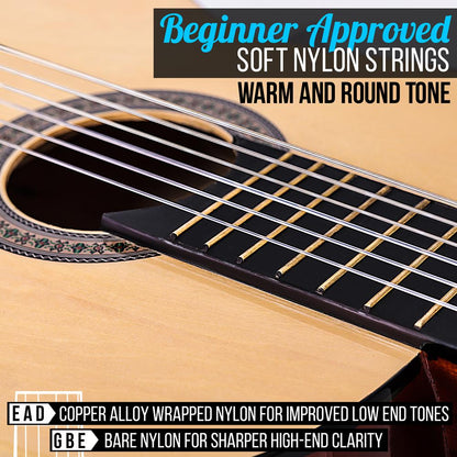 Acoustic Guitar Kit Beginner 3/4 Size All Wood 36 Natural Ash