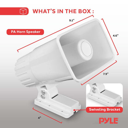 Bocina de megáfono portátil Sonido claro 65W Soporte ajustable