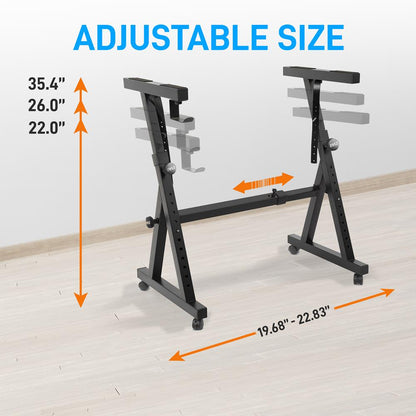 Soporte de Teclado con Máxima Estabilidad, Construcción de Acero, Altura Ajustable