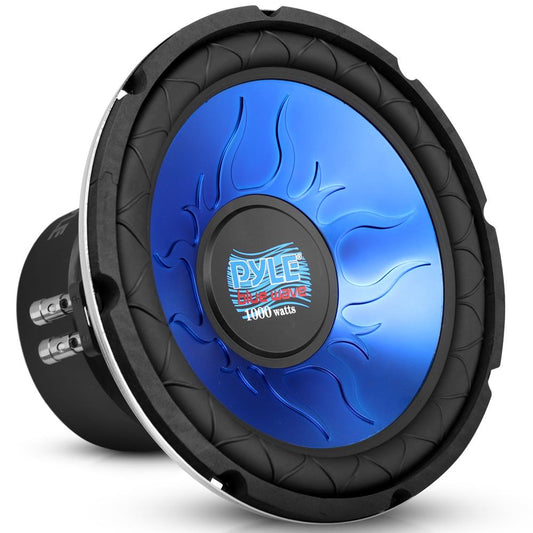 Car Subwoofer 1000W Power Dual Voice Coil Blue Injection Molded Cone