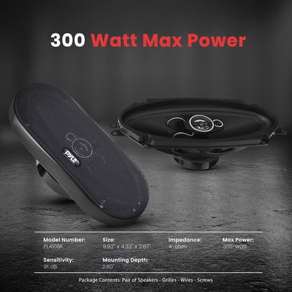 Three-Way Speaker System - PL410BK