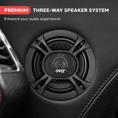 Altavoces triaxiales de 3 vías para coche 300 W Baja distorsión 6.5 pulgadas Par