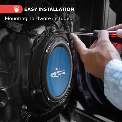 8 Car Subwoofer 600W Dual Voice Coil Blue Injection Molded Cone