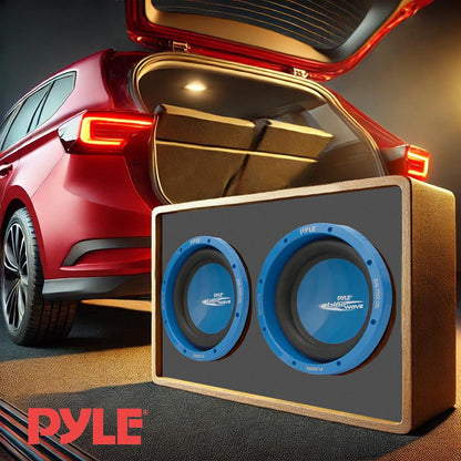 8 Car Subwoofer 600W Dual Voice Coil Blue Injection Molded Cone