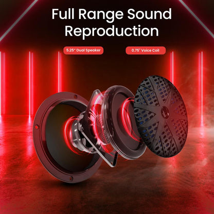 5.25 Marine Component Speakers - PLMR51B