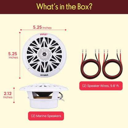 5.25 Marine Component Speakers - PLMR51