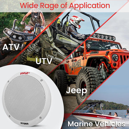 6.5 Inch Marine Component Speakers - PLMR605W