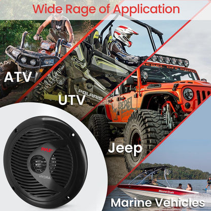 Altavoces coaxiales marinos de 6,5 pulgadas - PLMR60B