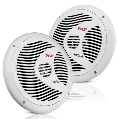 6.5 Altavoces marinos duales impermeables Cono de polipropileno 150W Blanco