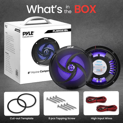 8 Marine Component Speakers