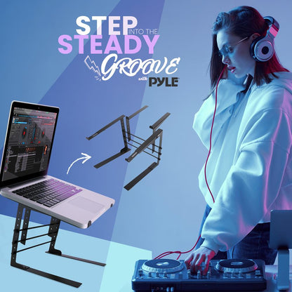 Soporte portátil doble para laptop - Diseño ergonómico ajustable de acero