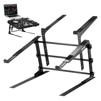 Soporte portátil doble para laptop - Diseño ergonómico ajustable de acero
