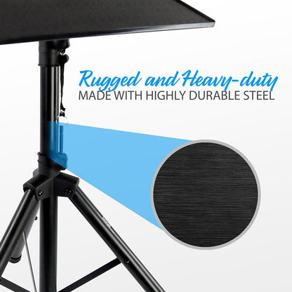 Laptop Projector Tripod Stand - Adjustable Metal 20x16 Plate 2 Pack