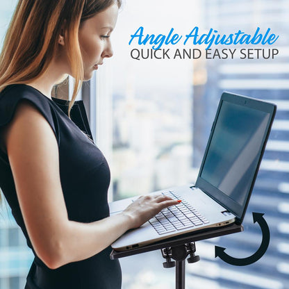Laptop Projector Tripod Stand - Adjustable Metal 20x16 Plate 2 Pack