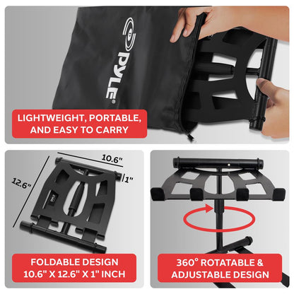 Soporte plegable portátil para portátil - Aleación de acero de altura ajustable