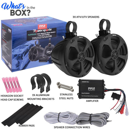 Altavoces marinos 1000W Impermeables 5.25 2 canales Amplificador IP-X45