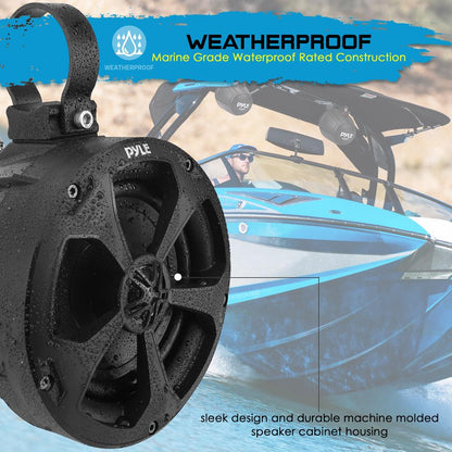 Waterproof Off-Road Speakers 1000W Bluetooth Marine Grade 5.25