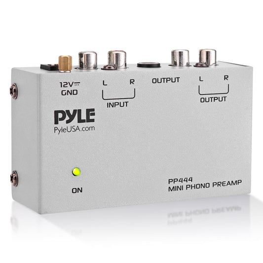 Phono Preamp for Turntables - Low Noise RCA Output Compact Design