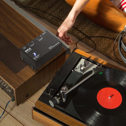Phono Turntable Preamp - Low Noise RCA Input/Output Battery Option