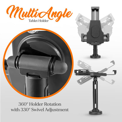 Tablet Security Stand with Lock Adjustable Arm Fits 7.9-10.1 Tablets