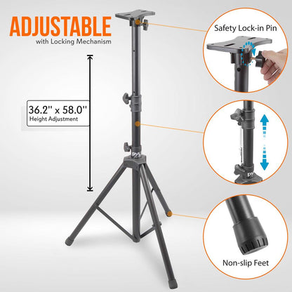 Soporte trípode para altavoz Eleva el sonido Acero ajustable Compatible con 35 mm