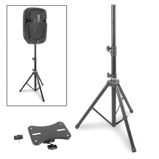 Tripod Speaker Stand Elevates Sound Adjustable Steel 35mm Compatible