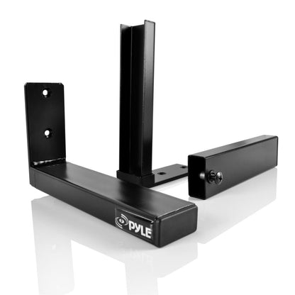 Soportes de pared ajustables para altavoces, capacidad de 110 lb, acero, paquete de 2