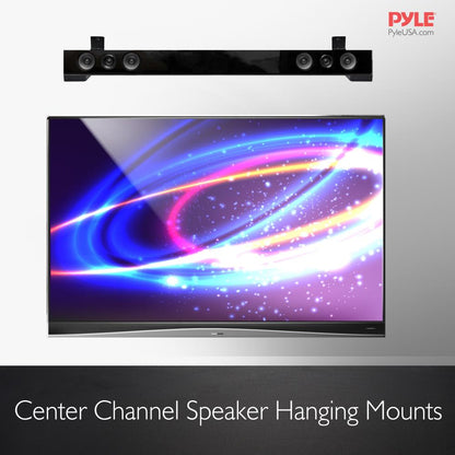 Soportes de pared ajustables para altavoces, capacidad de 110 lb, acero, paquete de 2