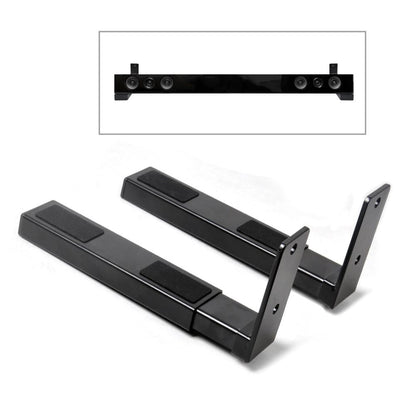 Soportes de pared ajustables para altavoces, capacidad de 110 lb, acero, paquete de 2