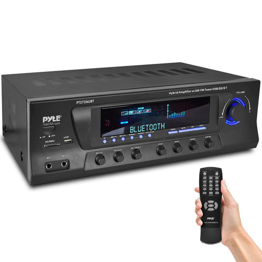 Wireless Bluetooth Amplifier 300W 4-Channel Home Theater Receiver