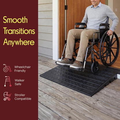 Rise Rubber Threshold Ramp - PTRDLS24