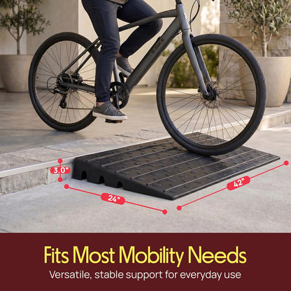 Rise Rubber Threshold Ramp - PTRDLS29