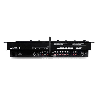 6-Ch Bluetooth Pro Audio Studio DJ Mixer 19 Rack Mount System Digital Led