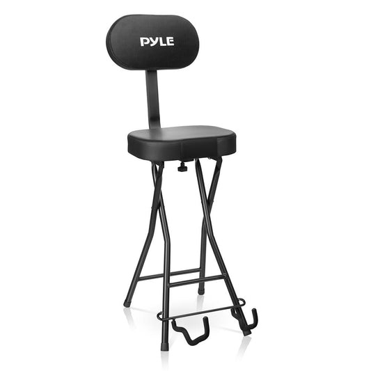Adjustable Guitar Seat with Stand Padded Cradles 300 lbs Capacity